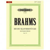 Brahms, J.: 6 Klavierstücke Op. 118 