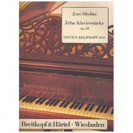 Sibelius, J.: Zehn Klavierstücke Op. 58 