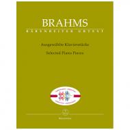 Brahms, J.: Ausgewählte Klavierstücke 