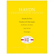 Haydn, J.: Sonate Es-Dur  (Hob. XVI:49) »Genzinger« 