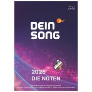 Dein Song 2026 - Die Noten (+Online Audio) 