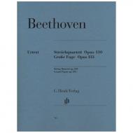 Beethoven, L.v.: Streichquartett B-Dur Op. 130 - Große Fuge Op. 133 
