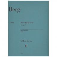 Berg, A.: Streichquartett Op. 3 