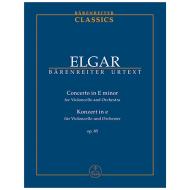 Elgar, E.: Konzert für Violoncello und Orchester e-Moll Op. 85 