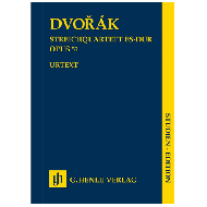 Dvorák, A.: Streichquartett Es-dur Op. 51 – Partitur 