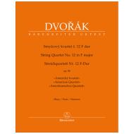 Dvorák, A.: Streichquartett Nr. 12 F-Dur op. 96 »Amerikanisches Quartett« 