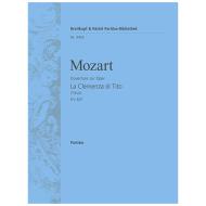 Mozart, W. A.: La Clemenza di Tito KV 621 – Ouvertüre 