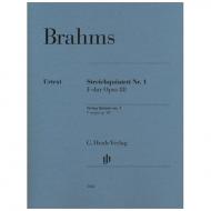Brahms, J.: Streichquintett Nr. 1 Op. 88 F-Dur 
