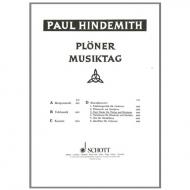 Hindemith, P.: Plöner Musiktag, Abendkonzert Nr. 3 