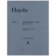 Haydn, J.: Klaviersonate c-Moll Hob. XVI: 20 
