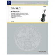 Vivaldi, A.: Konzert für 3 Violinen und Orchester RV 551 F-Dur 