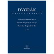 Dvořák, A.: Slawische Rhapsodie Op. 45/1 D-Dur 