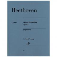 Beethoven, L. v.: 7 Bagatellen Op. 33 