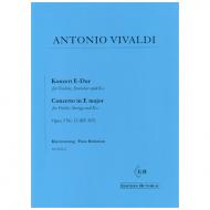 Vivaldi, A.: Konzert E-Dur Op. 3 Nr. 12 (RV 265,  L’Estro Armonico ) 