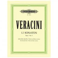 Veracini, F. M.: 12 Violinsonaten Band 1 
