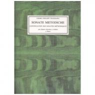 Telemann, G.Ph.: 12 Sonate Metodiche per flauto traverso o violino e basso 