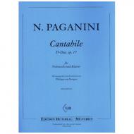 Paganini, N.: Cantabile D-Dur Op. 17 