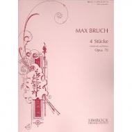 Bruch, M.: 4 Stücke Op. 70 
