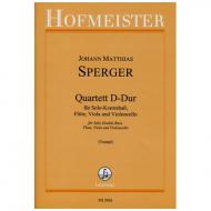 Sperger, J. M.: Quartett D-Dur 