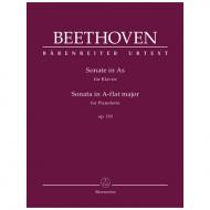 Beethoven, L. v.: Klaviersonate Op. 110 As-Dur 