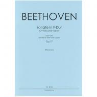 Beethoven, L. v.: Violasonate F-Dur nach Op. 17 