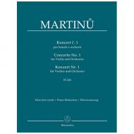 Martinů, B.: Violinkonzert Nr. 1 H 226 