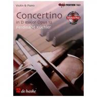 Küchler, F.: Violinkonzert Op. 12 D-Dur (+CD) 