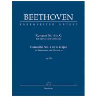 Beethoven, L. v.: Konzert für Klavier und Orchester Nr. 4 G-Dur Op. 58 