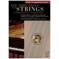 New Directions for Strings – Piano Accompaniments Book 2 (+CD) 