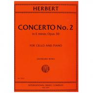 Herbert, V.: Violoncellokonzert Nr. 2 Op. 30 e-Moll 