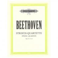 Beethoven, L.v.: Streichquartette Band 2, op. 59/1-3, op. 74, op. 95 