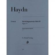 Haydn, J.: Streichquartette Heft 2: Op. 9/1-6 Urtext 