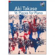 Takase, A.: 16 Pieces for Piano (+CD) 