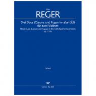 Reger, M.: 3 Duos Op.131b 