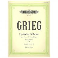 Grieg, E.: Lyrische Stücke Heft VI Op. 57 
