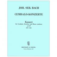 Bach, J. S.: Cembalokonzert g-Moll BWV 1058 