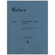 Weber, C. M. v.: Klaviersonate C-Dur Op. 24 
