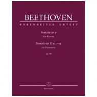 Beethoven, L. v.: Klaviersonate Op. 90 e-Moll 