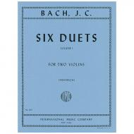 Bach, J. Chr.: Sechs Duette Band 1 