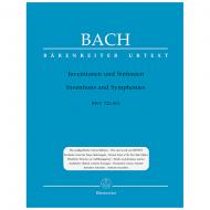 Bach, J. S.: Inventionen und Sinfonien BWV 772-801 