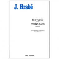 Hrabé, J.: 86 Etudes for String Bass Book 1 