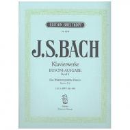 Bach, J. S.: Das Wohltemperierte Klavier 2. Teil Heft III BWV 883-888 