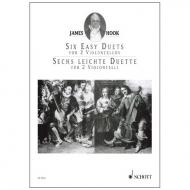 Hook, J.: 6 leichte Duette Op. 58 