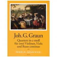 Graun, Joh. G.: Quartett c-Moll 