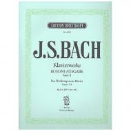 Bach, J. S.: Das Wohltemperierte Klavier 2. Teil Heft IV BWV 889-893 