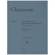 Chausson, E.: Poème Op. 25 Urtext 