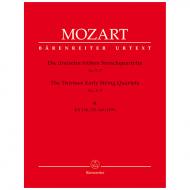 Mozart, W.A.: Die dreizehn frühen Streichquartette Bd.2 KV 158, 159, 160 
