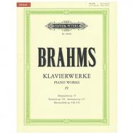 Brahms, J.: Klavierstücke Op. 79, 116-119 