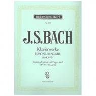 Bach, J. S.: Toccaten BWV 914-916, Fantasie und Fuge a-Moll BWV 904 