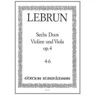 Lebrun, L. A.: 6 Duos Op. 4 